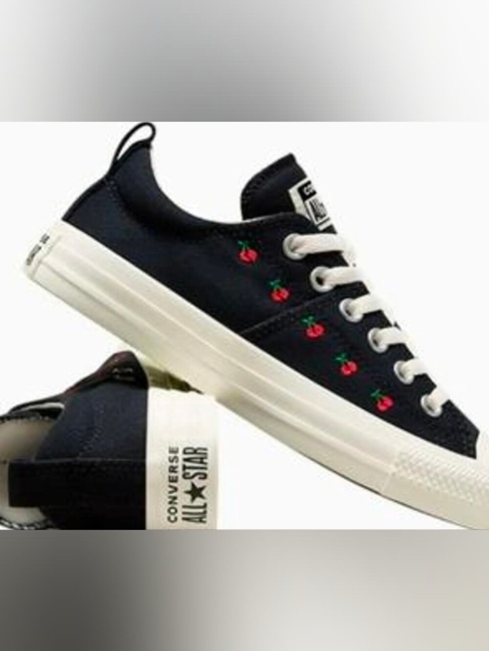 Converse Wmns Chuck Taylor All Star Madison Low 'Embroidered Cherries' 7.5 New